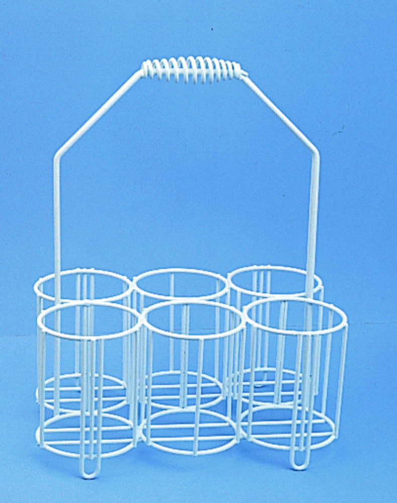 Bottle carriers, wire/PE | For bottles: 2000 ml