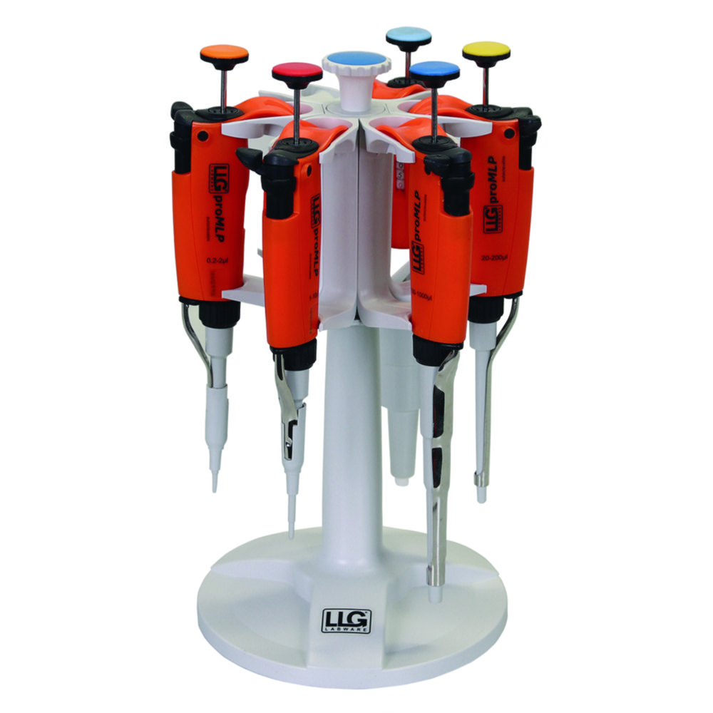LLG-Pipette carousel, ABS | No. of pipettes: 6