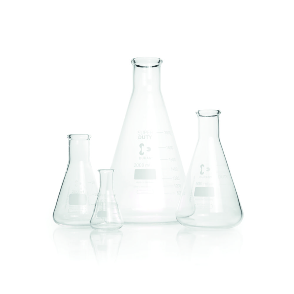 Erlenmeyer flasks, DURAN® Super Duty, narrow neck | Nominal capacity: 25 ml