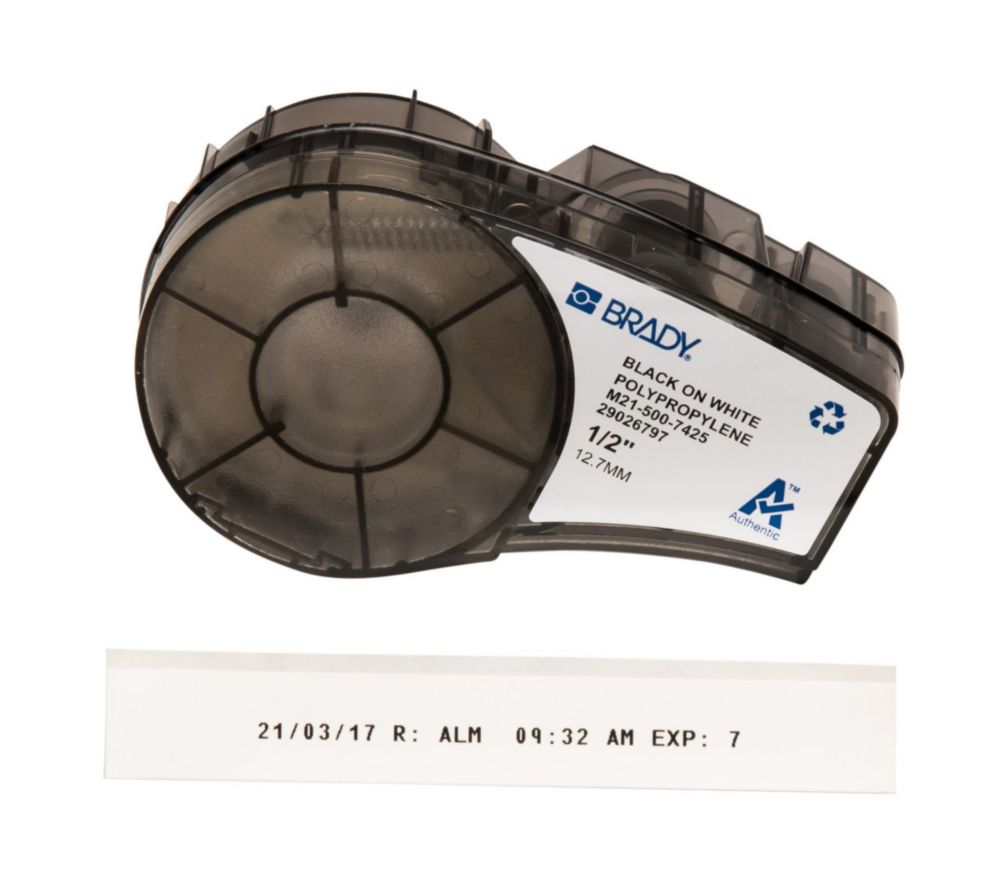 Label tape for label printer M210/M210-LAB, PP | Type: M21-500-7425