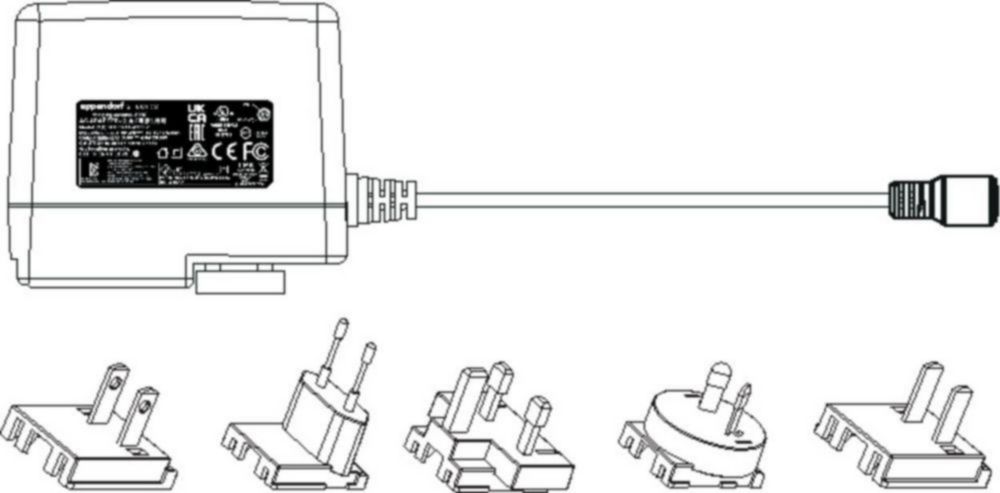 Zubehör für Pipettenständer | Typ: Steckernetzteil für Ladekarussell 2, mit magnetischer Netzanschlussbuchse