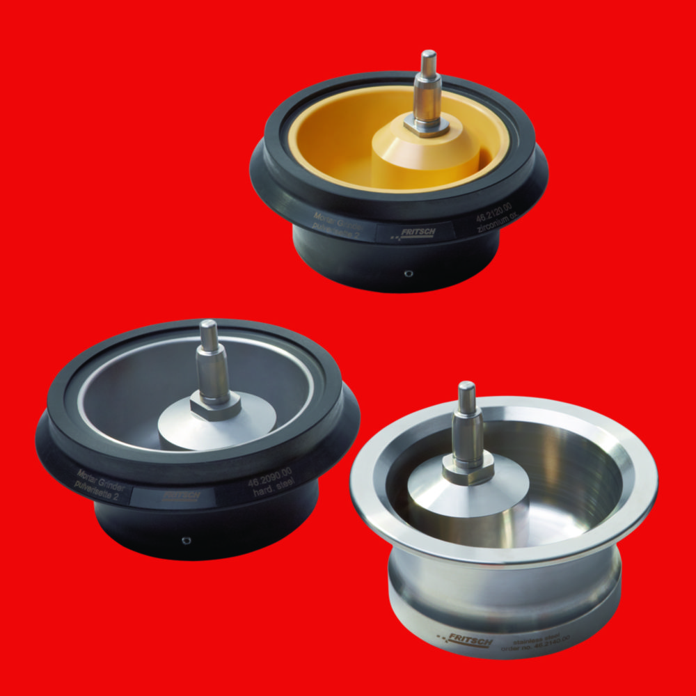 Accessories for mortar grinder PULVERISETTE 2 | Material: Grinding set stainless steel