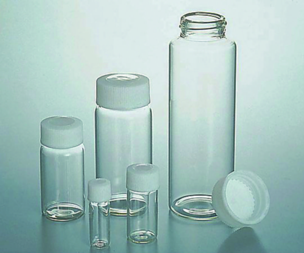 Schraubgewindeflasche, Borosilikatglas, sterilisiert | Inhalt ml: 6
