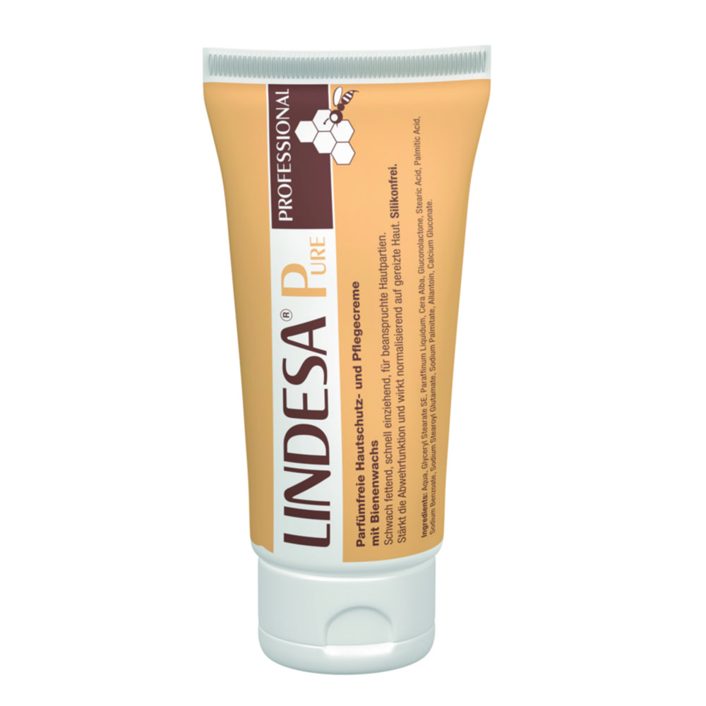 Hautschutz- und Pflegecreme mit Bienenwachs LINDESA® Pure PROFESSIONAL | Inhalt: 100 ml