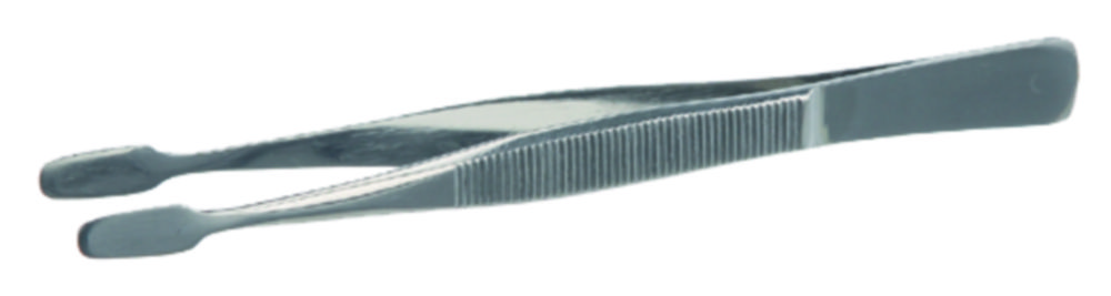 Cover glass forceps, stainless 18/10 steel | Version: Straight