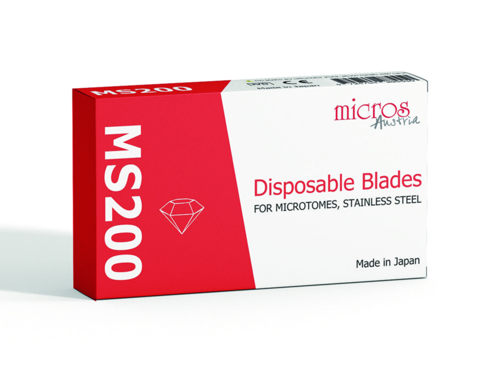 Blades for Microtoms, stainless steel | Type: MS200