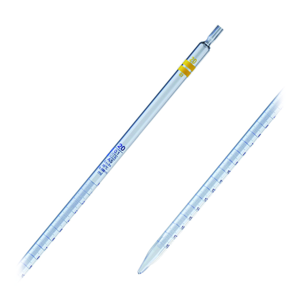 LLG-Graduated pipettes, soda glass, class AS, type 3 | Nominal capacity: 1 ml