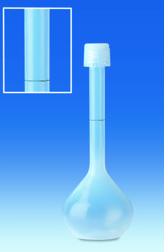 Volumetric flasks, PFA, class A, with screw cap | Nominal capacity: 250 ml