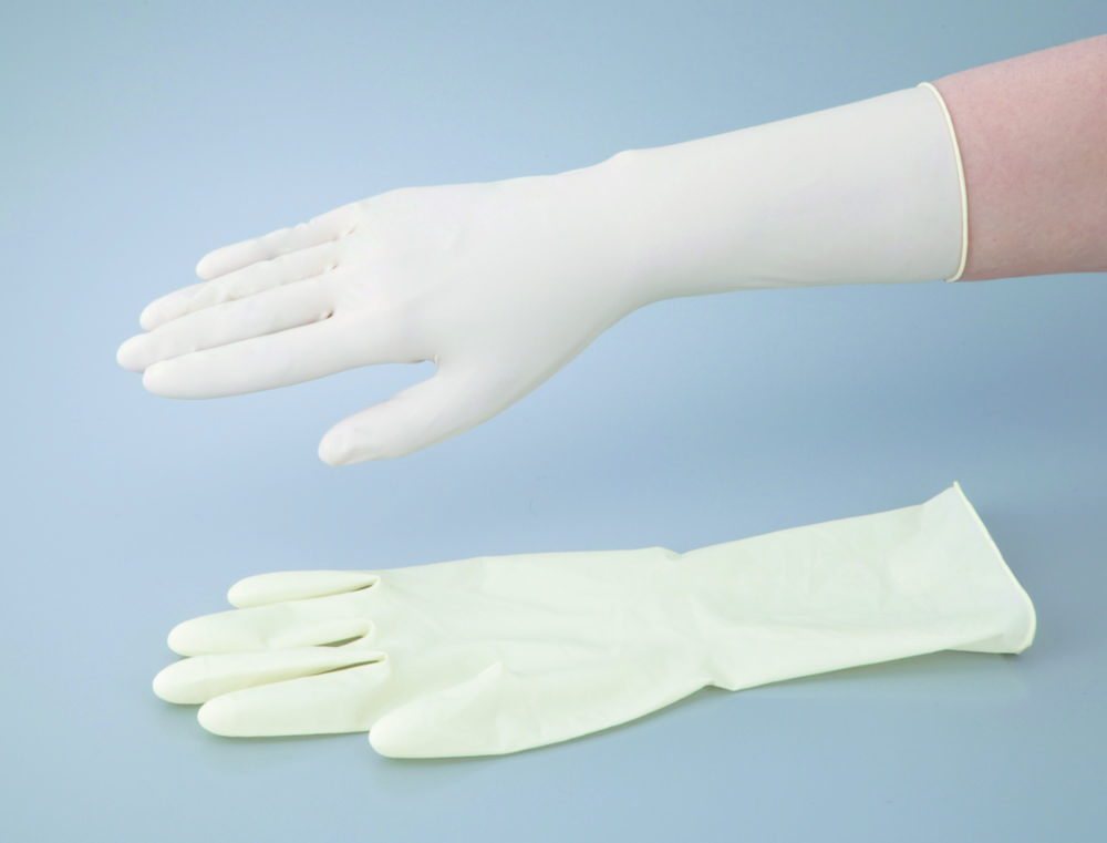 Disposable Gloves ASPURE SP, Latex, totally embossed | Glove size: L