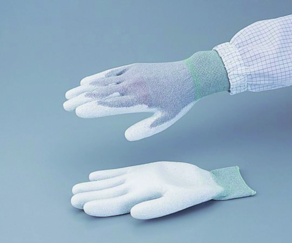 Conductive Gloves ASPURE,  Anti-static, grey, Nylon | Size: XL