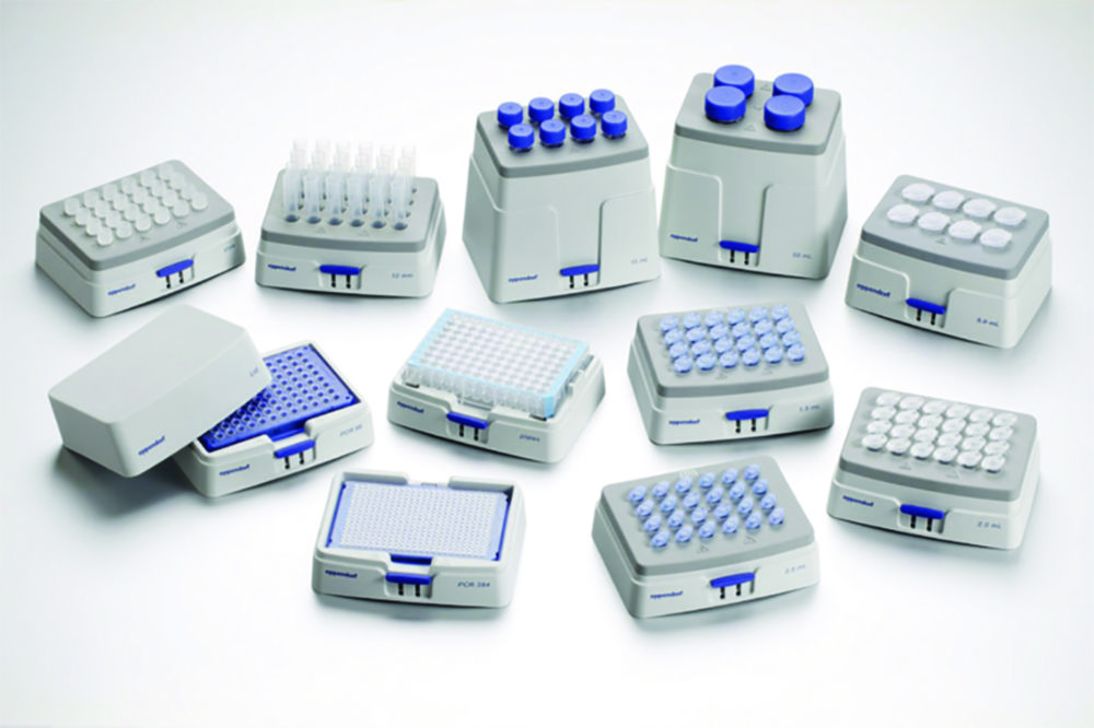 Exchangeable blocks Eppendorf SmartBlocks™ and accessories for Eppendorf ThermoMixer™ C and ThermoStat C