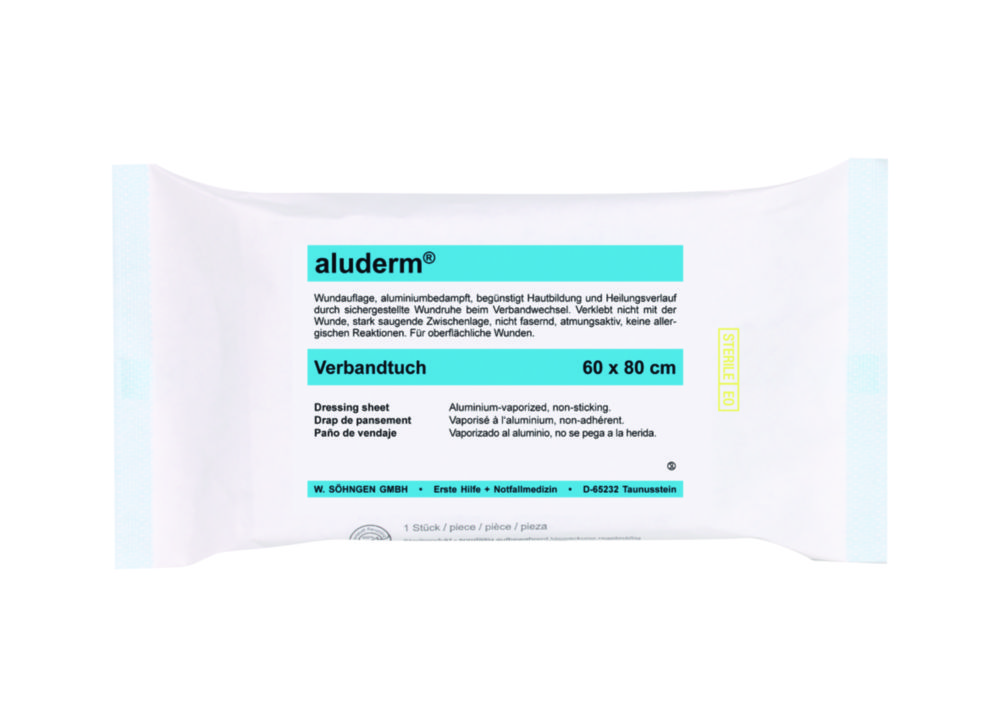 Dressing sheets aluderm®, sterile | Width mm: 600
