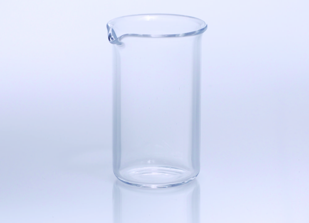 Becher, Quarzglas, hohe Form | Nennvolumen: 50 ml